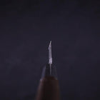 Deba Silver Steel #3 Walnussholz Griff 135mm-[Musashi]-[Japan-Küchenmesser]
