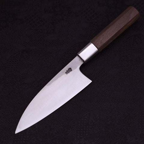Deba Silver Steel #3 Walnussholz Griff 150mm-[Musashi]-[Japan-Küchenmesser]