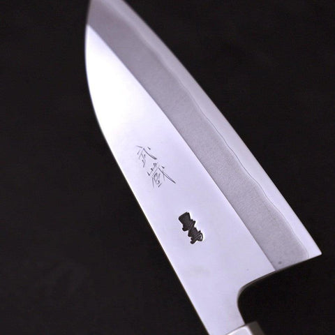 Deba Silver Steel #3 Walnussholz Griff 150mm-[Musashi]-[Japan-Küchenmesser]