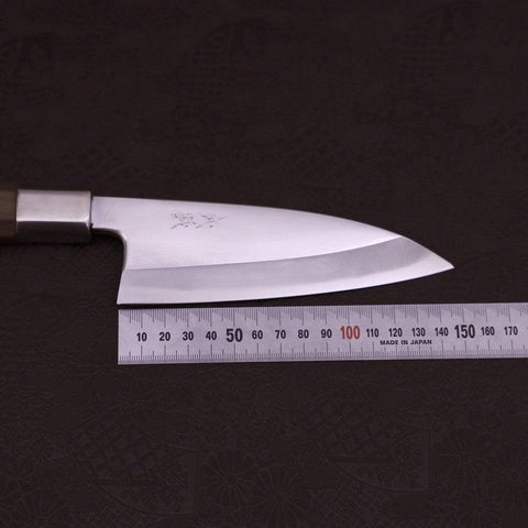 Deba Silver Steel #3 Walnussholz Griff 150mm-[Musashi]-[Japan-Küchenmesser]