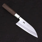 Deba Silver Steel #3 Walnussholz Griff 150mm-[Musashi]-[Japan-Küchenmesser]