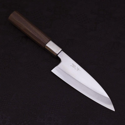Deba Silver Steel #3 Walnussholz Griff 150mm-[Musashi]-[Japan-Küchenmesser]