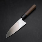 Deba VG-10 Damast Büffelhorn und Teakholz Griff 165mm-[Musashi]-[Japan-Küchenmesser]