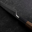 Deba VG-10 Nashiji Buffalo Walnut Handle 105mm (4.1”)-[Musashi]-[Japanese-Kitchen-Knives]