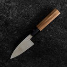 Deba VG-10 Nashiji Büffelhorn und Walnussholz Griff 90mm-[Musashi]-[Japan-Küchenmesser]