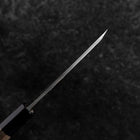 Deba VG-10 Nashiji Büffelhorn und Walnussholz Griff 90mm-[Musashi]-[Japan-Küchenmesser]