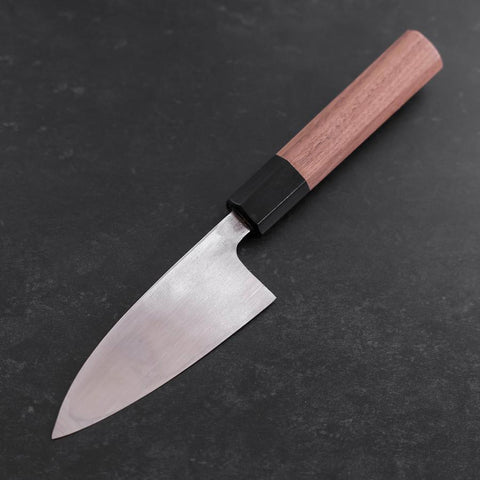 Deba VG-10 Nashiji Walnussholz Griff 105mm-[Musashi]-[Japan-Küchenmesser]