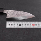 Deba VG-10 Nashiji Walnussholz Griff 105mm-[Musashi]-[Japan-Küchenmesser]
