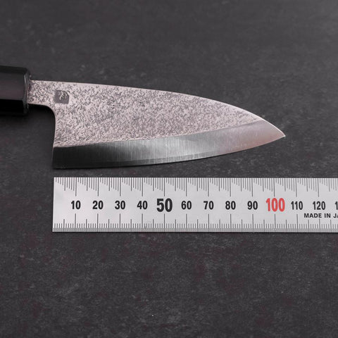Deba VG-10 Nashiji Walnussholz Griff 105mm-[Musashi]-[Japan-Küchenmesser]