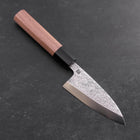 Deba VG-10 Nashiji Walnussholz Griff 105mm-[Musashi]-[Japan-Küchenmesser]