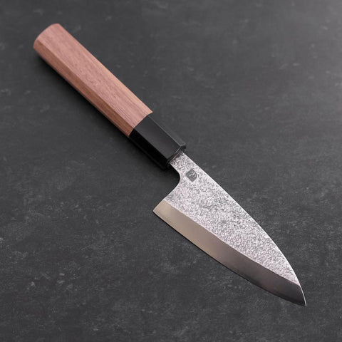 Deba VG-10 Nashiji Walnussholz Griff 105mm-[Musashi]-[Japan-Küchenmesser]