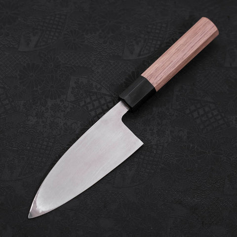 Deba VG-10 Nashiji Walnussholz Griff 120mm-[Musashi]-[Japan-Küchenmesser]