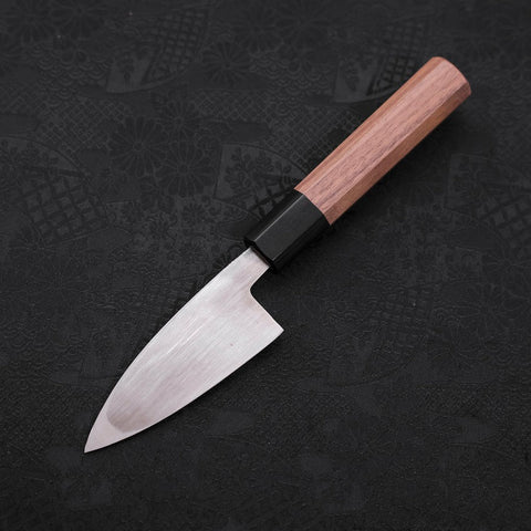 Deba VG-10 Nashiji Walnussholz Griff 90mm-[Musashi]-[Japan-Küchenmesser]