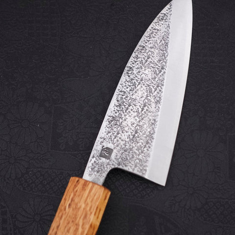 Deba VG-10, Nashiji Yaki Urushi Griff, 120mm-[Musashi]-[Japan-Küchenmesser]