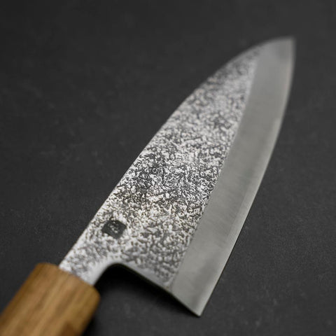 Deba VG-10 Nashiji Yaki-Urushi Handle 120mm (4.7”)-[Musashi]-[Japan-Küchenmesser]