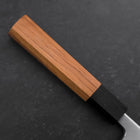 Deba White Steel #2 Hon-Kasumi Büffelhorn und Teak Griff 165mm-[Musashi]-[Japan-Küchenmesser]
