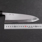 Deba White Steel #2 Hon-Kasumi Büffelhorn und Teak Griff 165mm-[Musashi]-[Japan-Küchenmesser]