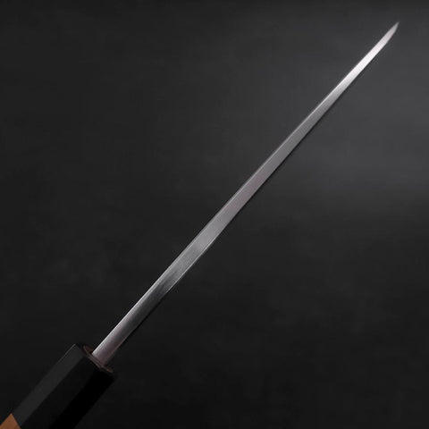 Deba White Steel #2 Hon-Kasumi Büffelhorn und Teakholz Griff 180mm-[Musashi]-[Japan-Küchenmesser]