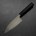 Deba White Steel #2 Kasumi Buffalo Ebony Handle 150mm-[Musashi]-[Japanese-Kitchen-Knives]