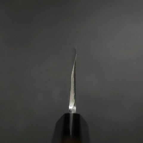 Deba White Steel #2 Kasumi Buffalo Ebony Handle 180mm (7”)-[Musashi]-[Japan-Küchenmesser]