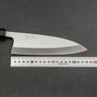 Deba White Steel #2 Kasumi Buffalo Ebony Handle 180mm (7”)-[Musashi]-[Japan-Küchenmesser]
