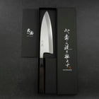 Deba White Steel #2 Kasumi Buffalo Ebony Handle 180mm (7”)-[Musashi]-[Japan-Küchenmesser]