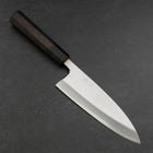 Deba White Steel #2 Kasumi Buffalo Ebony Handle 180mm (7”)-[Musashi]-[Japan-Küchenmesser]