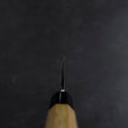 Deba White Steel #2 Kasumi Buffalo Teak Handle 150mm (5.9”)-[Musashi]-[Japan-Küchenmesser]
