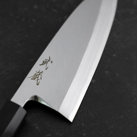 Deba White Steel #2 Kasumi Buffalo Teak Handle 165mm (6.5”)-[Musashi]-[Japan-Küchenmesser]