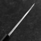Deba White Steel #2 Kasumi Büffelhorn und Ebenholz Griff 120mm-[Musashi]-[Japan-Küchenmesser]