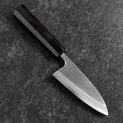 Deba White Steel #2 Kasumi Büffelhorn und Ebenholz Griff 120mm-[Musashi]-[Japan-Küchenmesser]