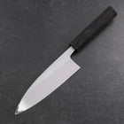 Deba White Steel #2 Kasumi Büffelhorn und Ebenholz Griff 165mm-[Musashi]-[Japan-Küchenmesser]