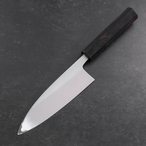 Deba White Steel #2 Kasumi Büffelhorn und Ebenholz Griff 165mm-[Musashi]-[Japan-Küchenmesser]