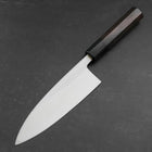 Deba White Steel #2 Kasumi Büffelhorn und Ebenholz Griff 180mm-[Musashi]-[Japan-Küchenmesser]
