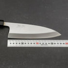 Deba White Steel #2 Kasumi Büffelhorn und Ebenholz Griff 180mm-[Musashi]-[Japan-Küchenmesser]