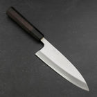 Deba White Steel #2 Kasumi Büffelhorn und Ebenholz Griff 180mm-[Musashi]-[Japan-Küchenmesser]