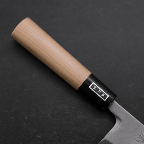 Deba White Steel #2 Kasumi Büffelhorn und Magnolienholz Griff 150mm-[Musashi]-[Japan-Küchenmesser]