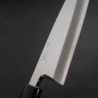 Deba White Steel #2 Kasumi Büffelhorn und Magnolienholz Griff 165mm (Kurigata)-[Musashi]-[Japan-Küchenmesser]