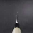 Deba White Steel #2 Kasumi Büffelhorn und Magnolienholz Griff 165mm (Kurigata)-[Musashi]-[Japan-Küchenmesser]