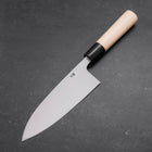 Deba White Steel #2 Kasumi Büffelhorn und Magnolienholz Griff 165mm-[Musashi]-[Japan-Küchenmesser]