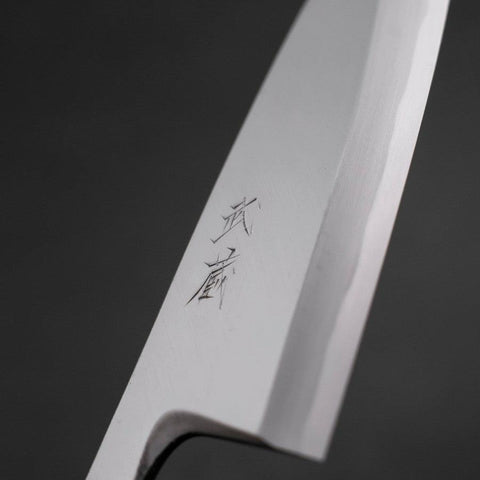 Deba White Steel #2 Kasumi Büffelhorn und Magnolienholz Griff 165mm-[Musashi]-[Japan-Küchenmesser]