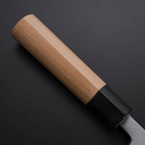 Deba White Steel #2 Kasumi Buffalo Magnolia Handle 180mm (7”)-[Musashi]-[Japanese-Kitchen-Knives]