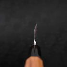 Deba White Steel #2 Kasumi Büffelhorn und Teakholz Griff 150mm-[Musashi]-[Japan-Küchenmesser]
