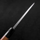 Deba White Steel #2 Kasumi Büffelhorn und Teakholz Griff 150mm-[Musashi]-[Japan-Küchenmesser]