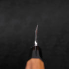 Deba White Steel #2 Kasumi Büffelhorn und Teakholz Griff 150mm-[Musashi]-[Japan-Küchenmesser]