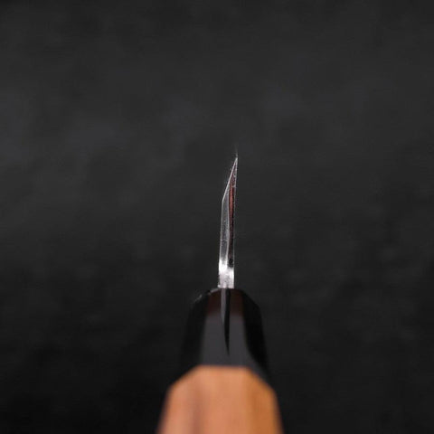 Deba White Steel #2 Kasumi Büffelhorn und Teakholz Griff 150mm-[Musashi]-[Japan-Küchenmesser]