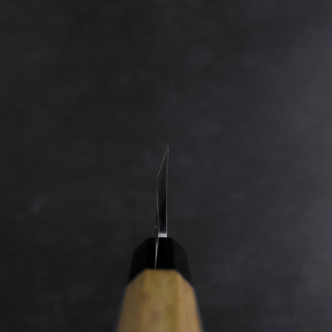 Deba White Steel #2 Kasumi Büffelhorn und Teakholz Griff 150mm-[Musashi]-[Japan-Küchenmesser]