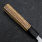Deba White Steel #2 Kasumi Büffelhorn und Teakholz Griff 165mm-[Musashi]-[Japan-Küchenmesser]