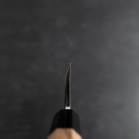 Deba White Steel #2 Kasumi Büffelhorn und Teakholz Griff 165mm-[Musashi]-[Japan-Küchenmesser]