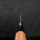 Deba White Steel #2 Kasumi Büffelhorn und Teakholz Griff 180mm-[Musashi]-[Japan-Küchenmesser]